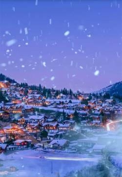精选超美冬日雪景图片手机壁纸