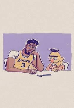 NBA球星卡通创意插画高清手机壁纸