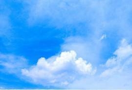 蔚蓝天空自然风光图片桌面壁纸