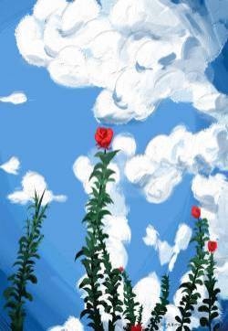 小清新油画iPad壁纸