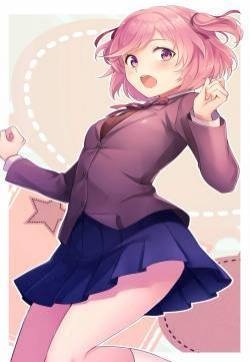 动漫性感制服美女手机壁纸