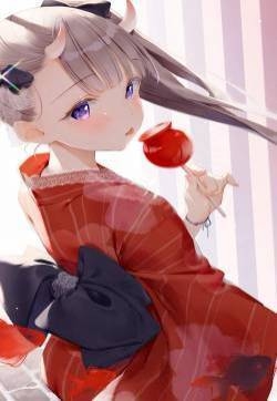 动漫性感俏皮美女手机壁纸