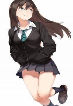 萌系治愈动漫少女手机壁纸