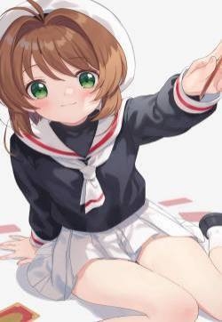 二次元黑裙美腿美女手机壁纸