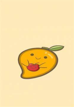超可爱水果卡通插画高清手机壁纸
