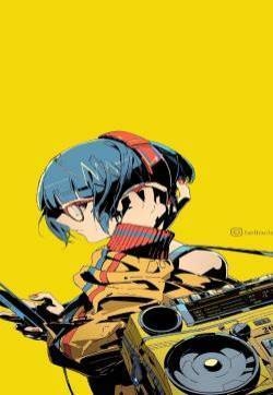 二次元动漫人物手绘插画手机壁纸