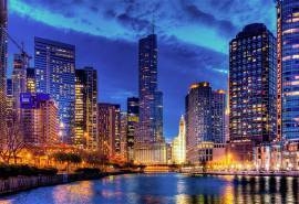 夜幕下唯美景色风景高清桌面壁纸