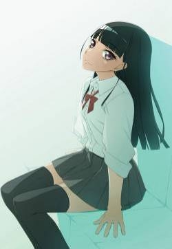 元气治愈动漫制服美少女手机壁纸