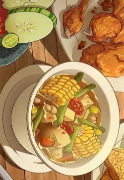 二次元动漫美食高清手机壁纸