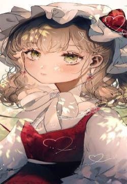 二次元卡通少女手绘高清手机壁纸