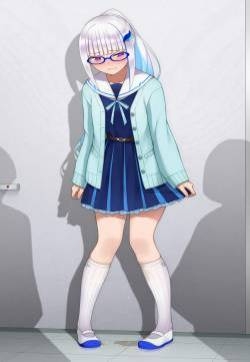 甜美粉嫩动漫短裙美女手机壁纸
