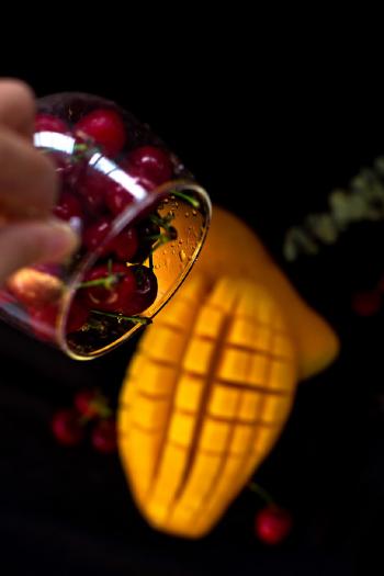 甜蜜樱桃芒果美食水果图片第6张
