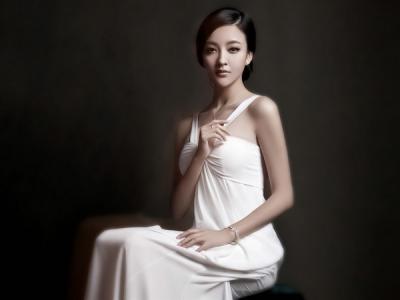 中国湖南衡阳女演员美人胚子亚洲小姐冠军刘雨欣性感写真第1张