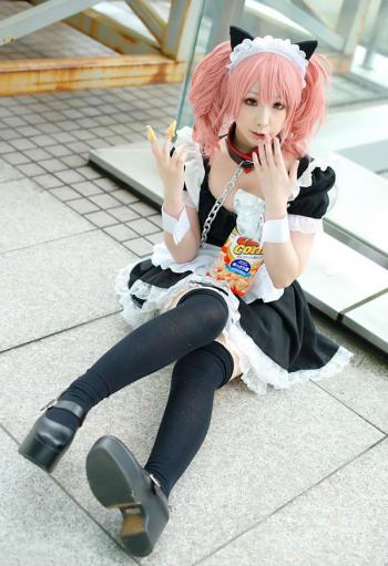 洛天依金丝雀可爱萝莉丝袜美腿Cosplay写真第0张