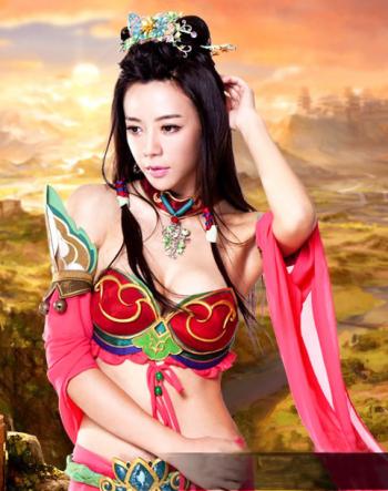 天龙八部 周韦彤香艳COS李秋水第5张