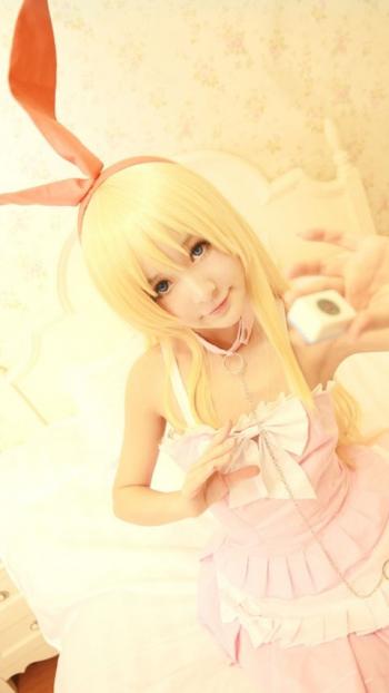 可爱女星徐娇cosplay性感兔女郎写真第6张