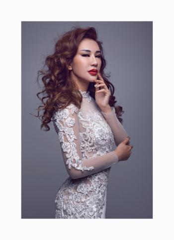 韩国美女卷发优雅女神性感美腿写真第5张
