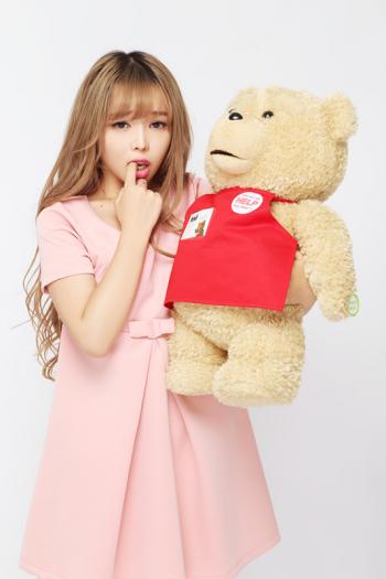 高清mm1311好看气质养眼美女李妍静蓝色长裙美腿写真第3张