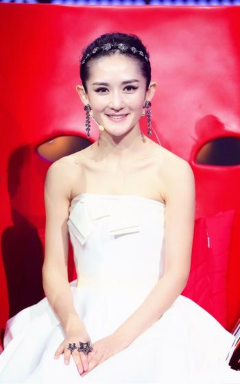 美女主持人柳岩纯白造型惊艳唯美图片第5张
