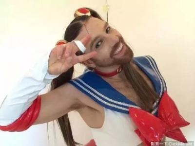 胡须女ladybeard搞怪写真图片 大胡子辣妹ladybeard图集 ladybeard正装图片第3张