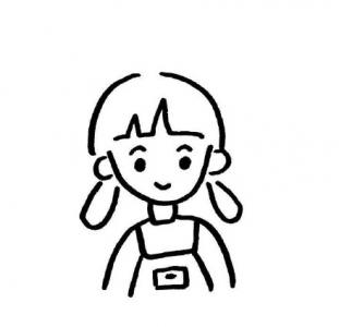 甜美手绘可爱女生插画手机壁纸第5张