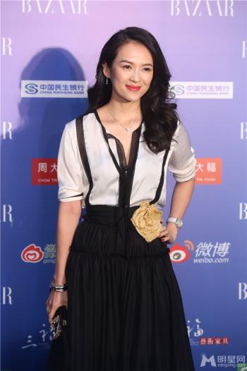 章子怡图片章子怡最新时尚封面图片 恋情甜美人比花娇第2张