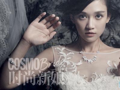杜若溪冰雪女神完美婚纱女神露性感写真第2张
