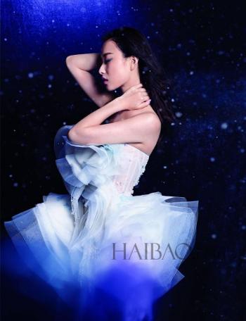 时尚女郎倪妮登VOGUE七月刊封面唯美图片第6张
