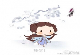 一组花千骨魔性画风可爱卡通Q版人物搞笑图片