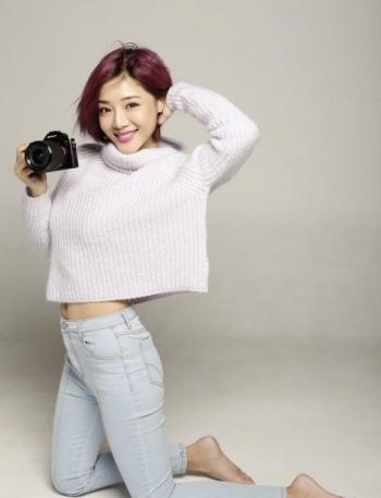 中国四川内江女演员邓家佳可爱时尚美女明星个性写真图片第1张