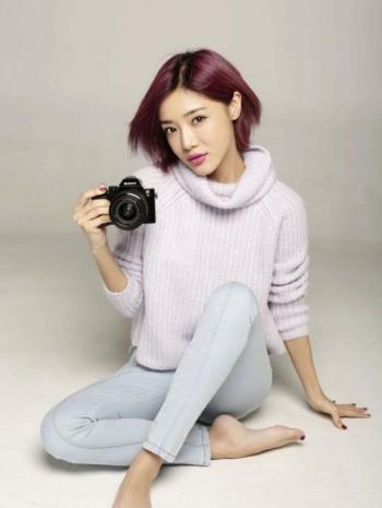 中国四川内江女演员邓家佳可爱时尚美女明星个性写真图片第3张