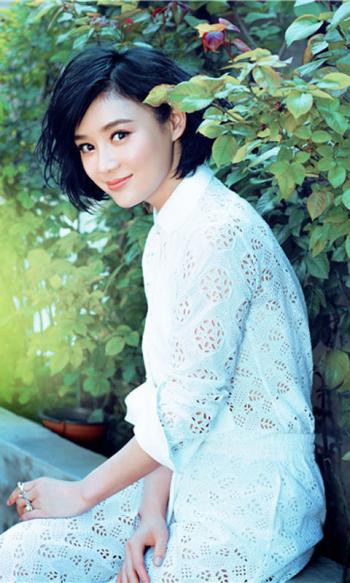 袁姗姗柔媚写真  面孔柔和，清新优雅第3张