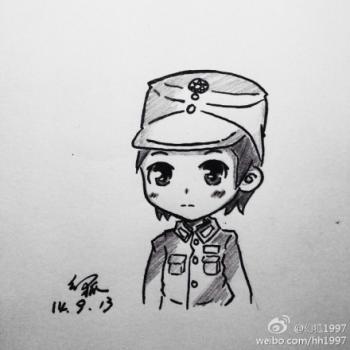 网友手绘Q版张若昀图片集合 昀朵鼠绘手绘张若昀Q版集合第3张