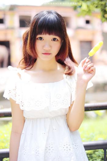 夏日马尾少女的动物园之旅私房照写真图片下载第6张