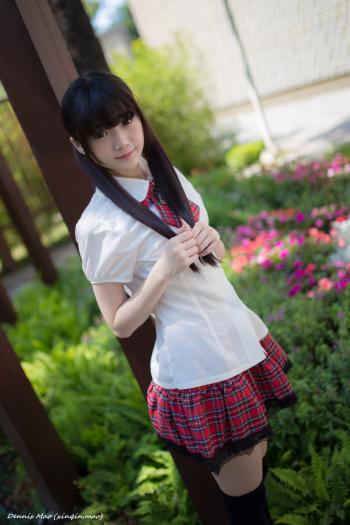 学生美女生活照制服诱惑学生妹美女校服妹写真图片第2张