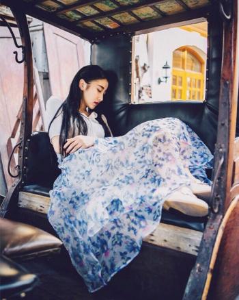 高清广东省深圳美女南艺校花许梦圆首推梦幻写真图集第0张