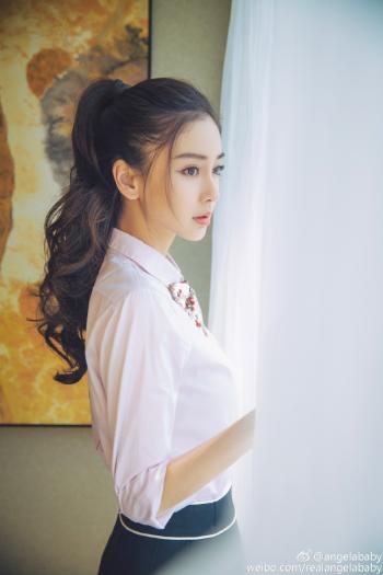中国内地上海影视女演员Angelababy杨颖最新写真图片第3张