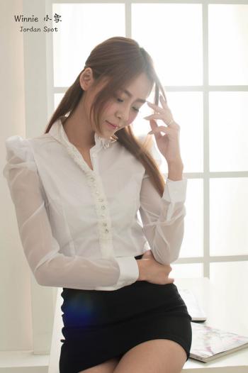 高清河南美女王若伊性感制服诱惑写真老师第5张