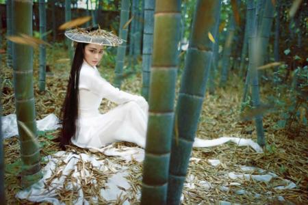 张馨予侠骨柔情古风写真图片第0张