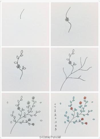 鸭子简笔画步骤图图片：教您怎么画鸭子第4张