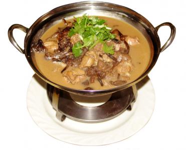 高清东北小鸡炖蘑菇图片东北美食图片第0张