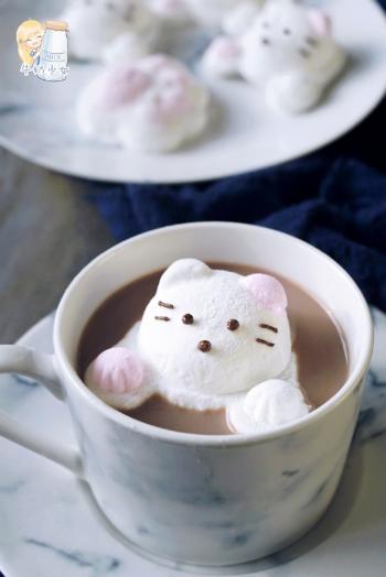 猫咪&猫爪棉花糖美食菜谱制作方法图片第6张