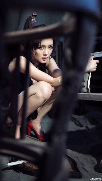 人气小花旦杨幂夏日复古风甜美写真桌面壁纸(二)第4张