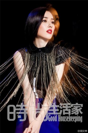 国民女神郭碧婷浪漫优雅写真图片 长发飘逸安静如初第2张