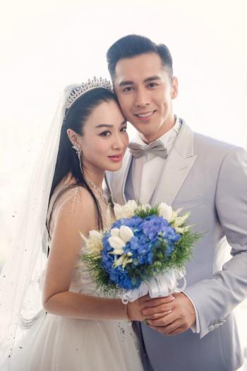袁弘张歆艺婚纱照图片 浪漫纯真又甜蜜第0张