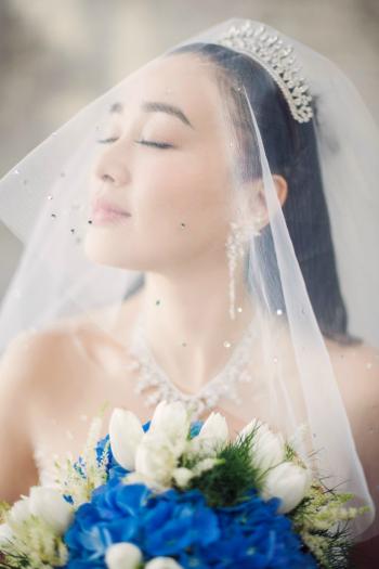 袁弘张歆艺婚纱照图片 浪漫纯真又甜蜜第3张