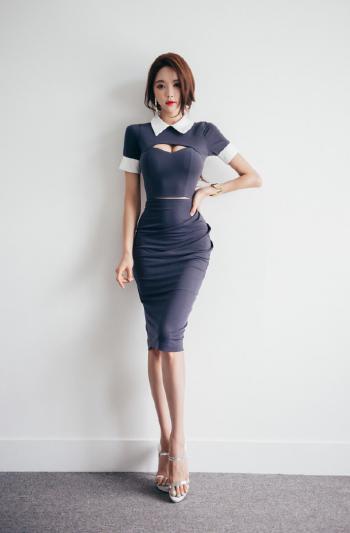 极品美女肉色丝袜美腿OL装性感写真图片第0张