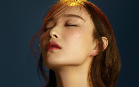 气质女神倪妮红裙性感时尚高清绝美写真图片第2张
