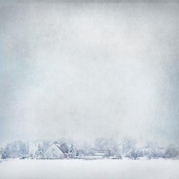 白茫茫雪景图片高清桌面壁纸第5张