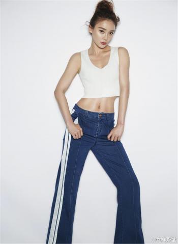 马甲线女王袁姗姗时尚性感写真图片超赞身材第4张